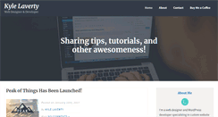Desktop Screenshot of kylelaverty.com